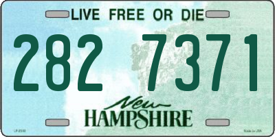 NH license plate 2827371
