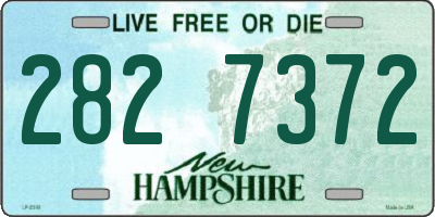 NH license plate 2827372