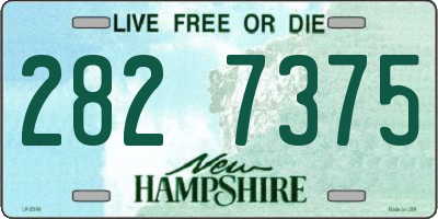 NH license plate 2827375