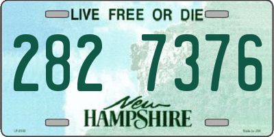 NH license plate 2827376