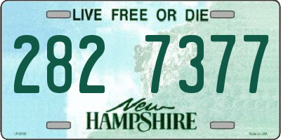 NH license plate 2827377
