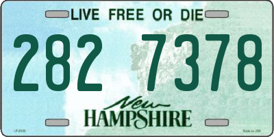 NH license plate 2827378