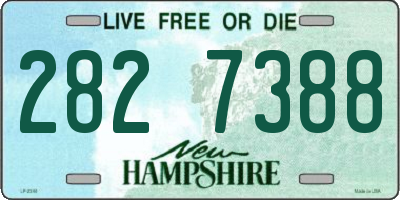NH license plate 2827388