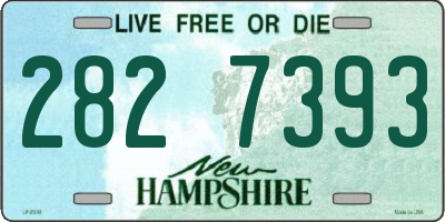 NH license plate 2827393