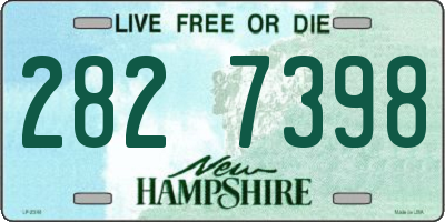 NH license plate 2827398