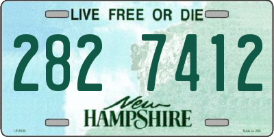 NH license plate 2827412