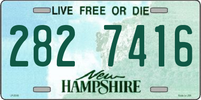 NH license plate 2827416