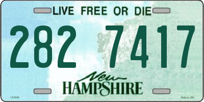 NH license plate 2827417