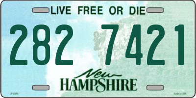NH license plate 2827421
