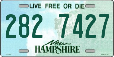 NH license plate 2827427