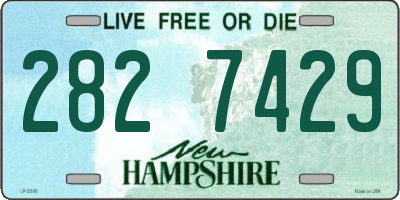 NH license plate 2827429