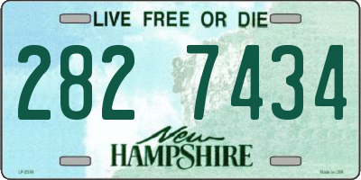 NH license plate 2827434