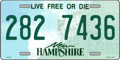 NH license plate 2827436