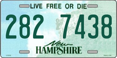 NH license plate 2827438