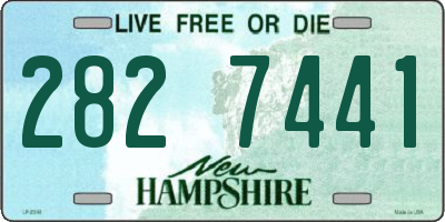 NH license plate 2827441