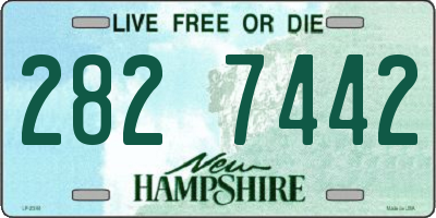 NH license plate 2827442