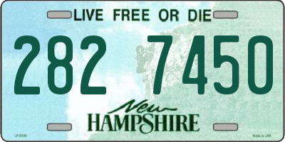 NH license plate 2827450