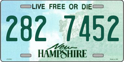 NH license plate 2827452