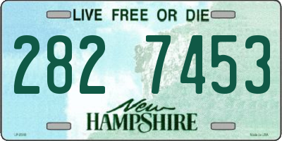 NH license plate 2827453