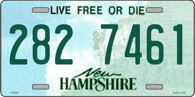 NH license plate 2827461