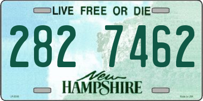 NH license plate 2827462