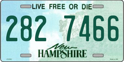 NH license plate 2827466