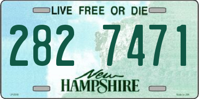 NH license plate 2827471