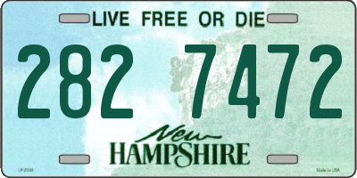 NH license plate 2827472