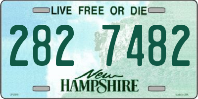 NH license plate 2827482