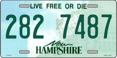 NH license plate 2827487