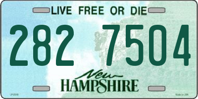 NH license plate 2827504