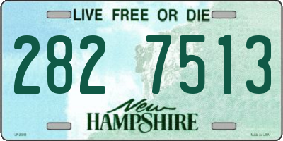 NH license plate 2827513