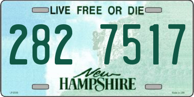 NH license plate 2827517