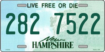 NH license plate 2827522