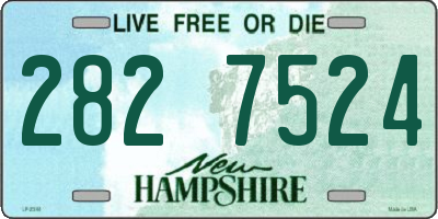 NH license plate 2827524