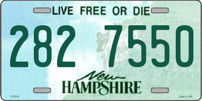 NH license plate 2827550