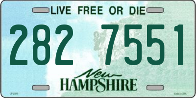 NH license plate 2827551
