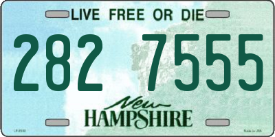 NH license plate 2827555