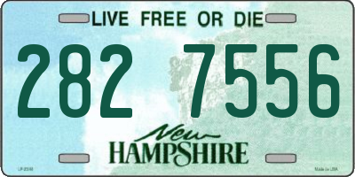 NH license plate 2827556