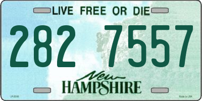 NH license plate 2827557
