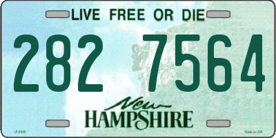 NH license plate 2827564