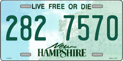 NH license plate 2827570