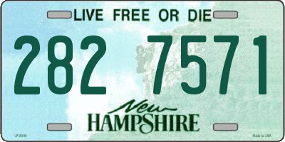 NH license plate 2827571