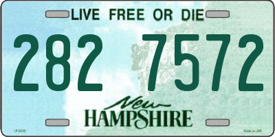 NH license plate 2827572
