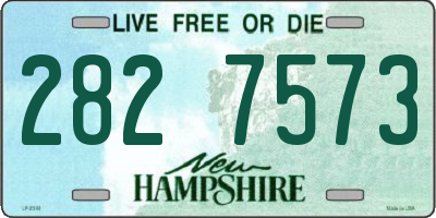 NH license plate 2827573