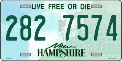NH license plate 2827574