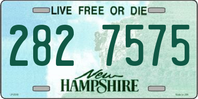 NH license plate 2827575
