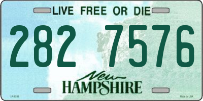 NH license plate 2827576