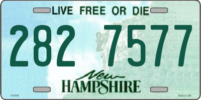 NH license plate 2827577