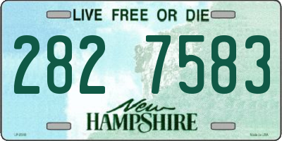 NH license plate 2827583